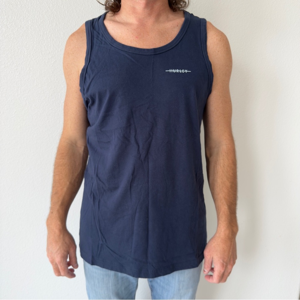 Hurley Graphic Tank Top Navy